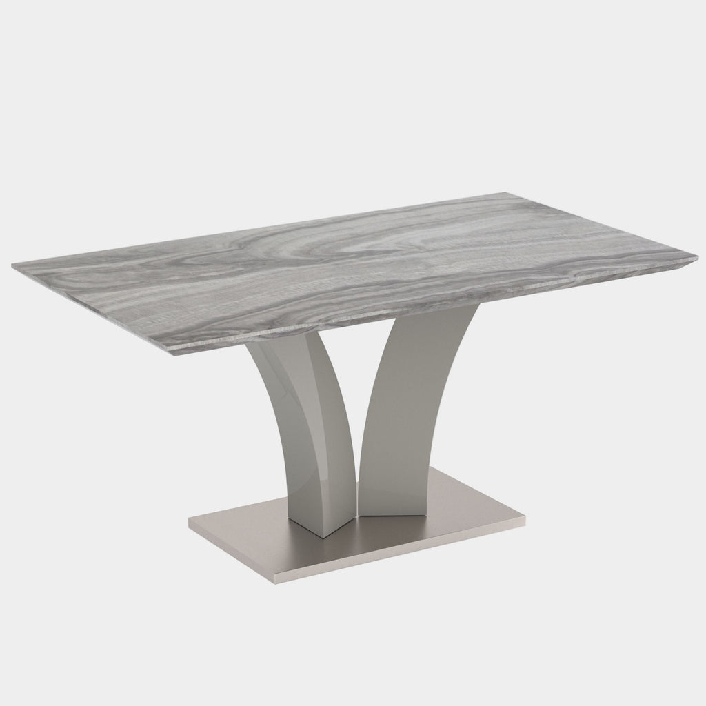 Napoli Rectangular Dining Table in Light Grey