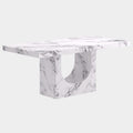 Aurelia Rectangular Dining Table in Bulgari White
