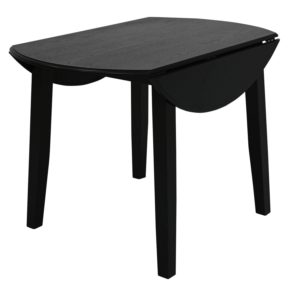 Conrad Round Dining Table in Black