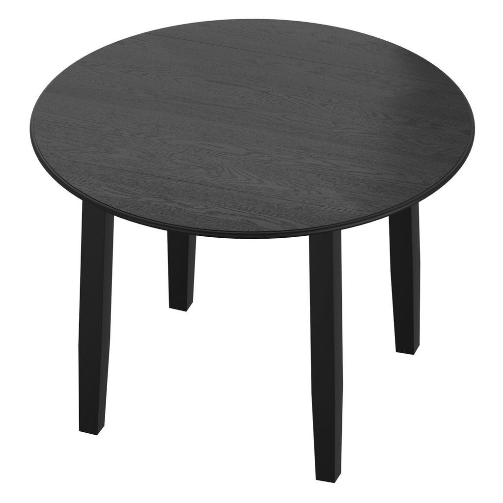 Conrad Round Dining Table in Black