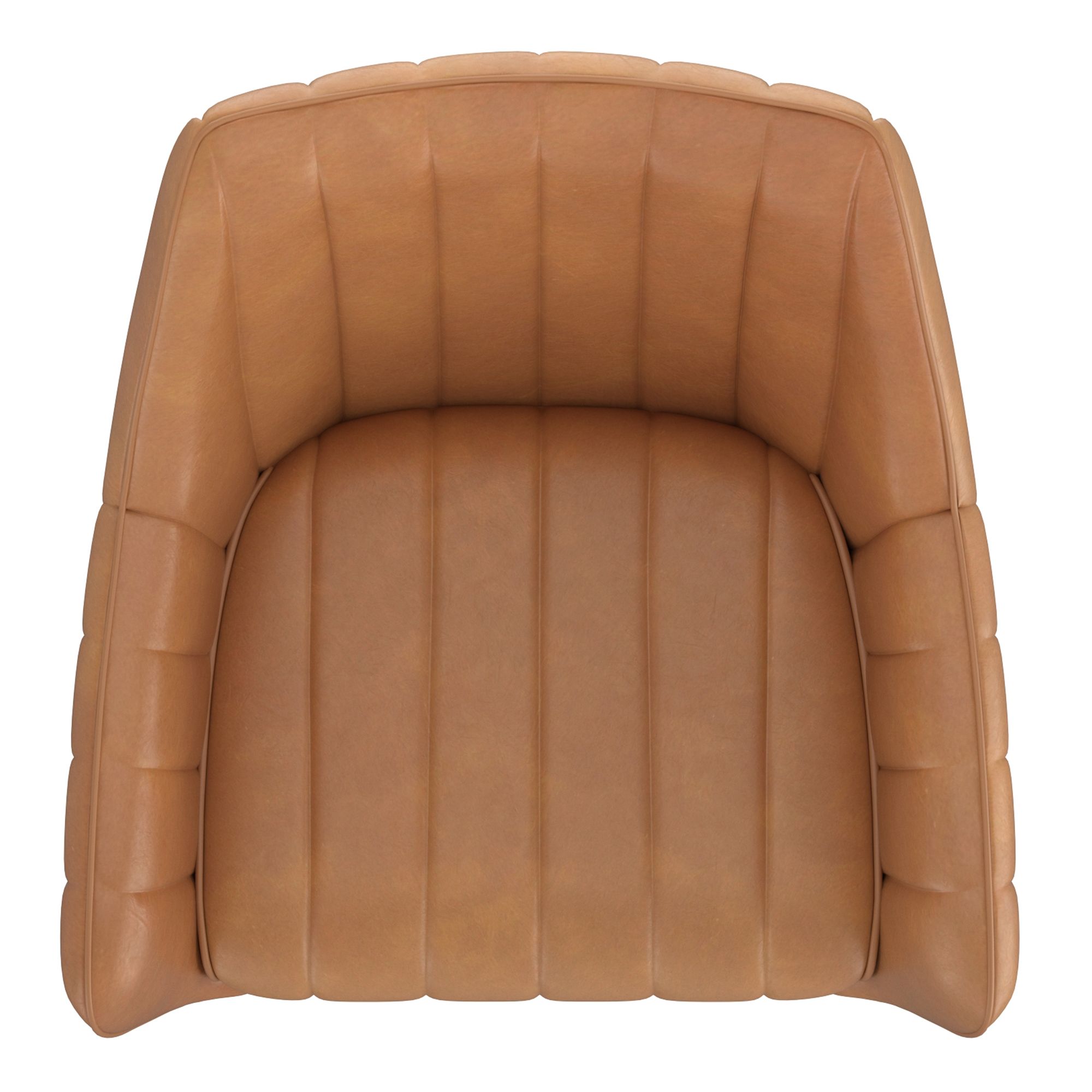 Talon Swivel Dining and Accent Chair, set of 2, in Camel and Black