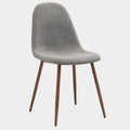 Lyna Dining Chair, set of 4 in Grey and Walnut