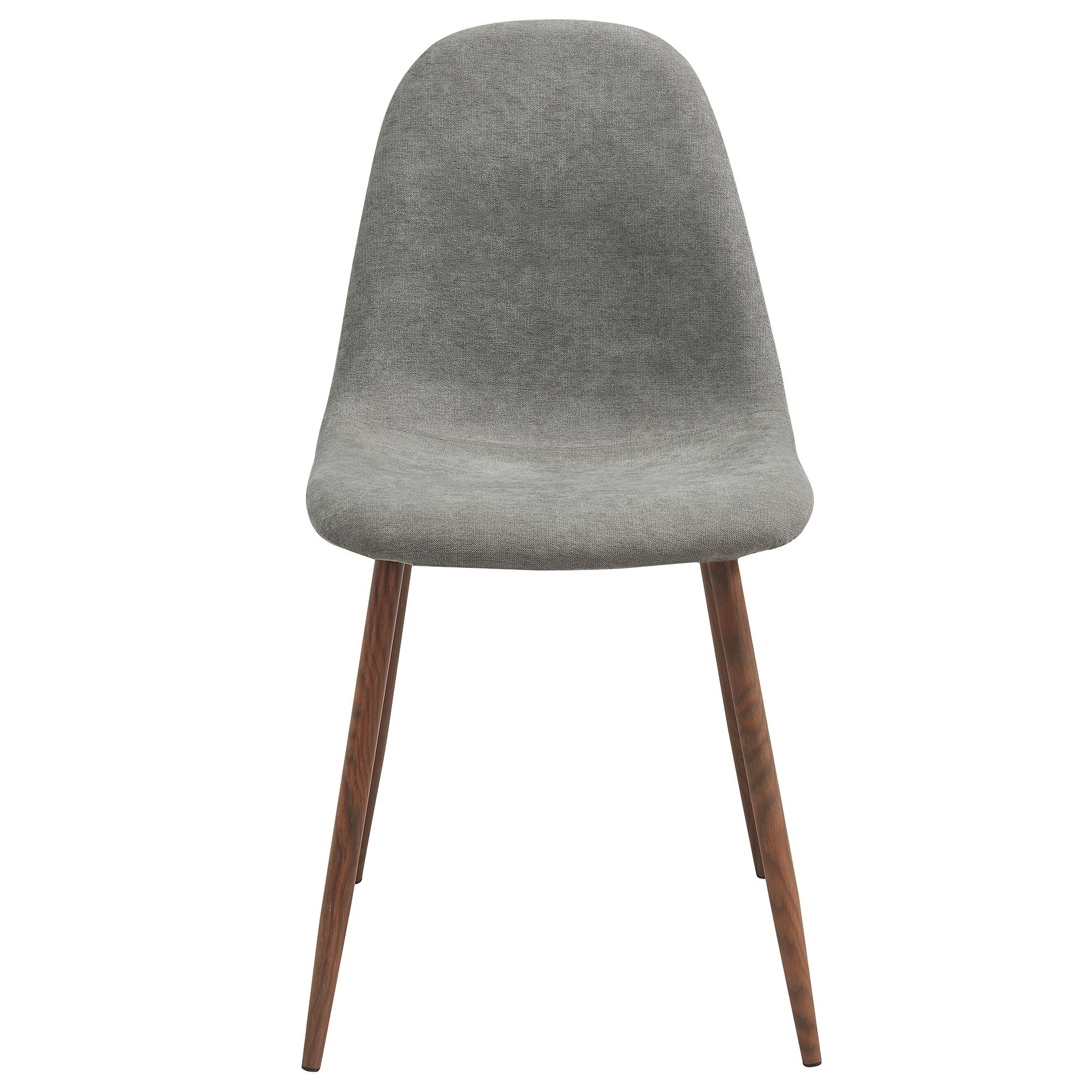 Lyna Dining Chair, set of 4 in Grey and Walnut