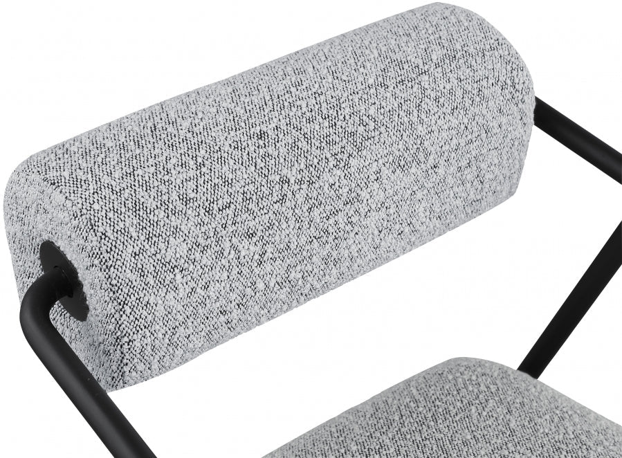 Carly Boucle Fabric Upholstered Accent Chair
