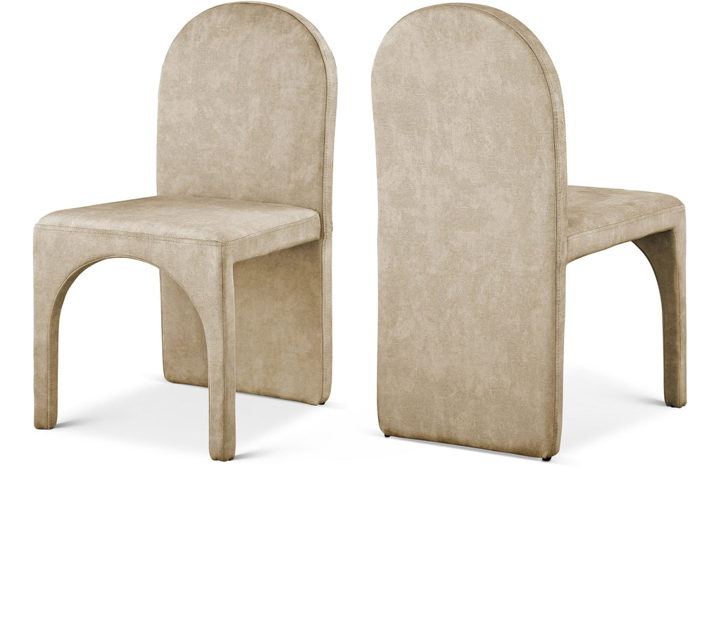 Summer Velvet Upholstered Dining Side Chair