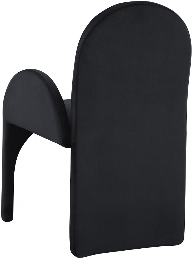 Summer Velvet Upholstered Dining Arm Chair