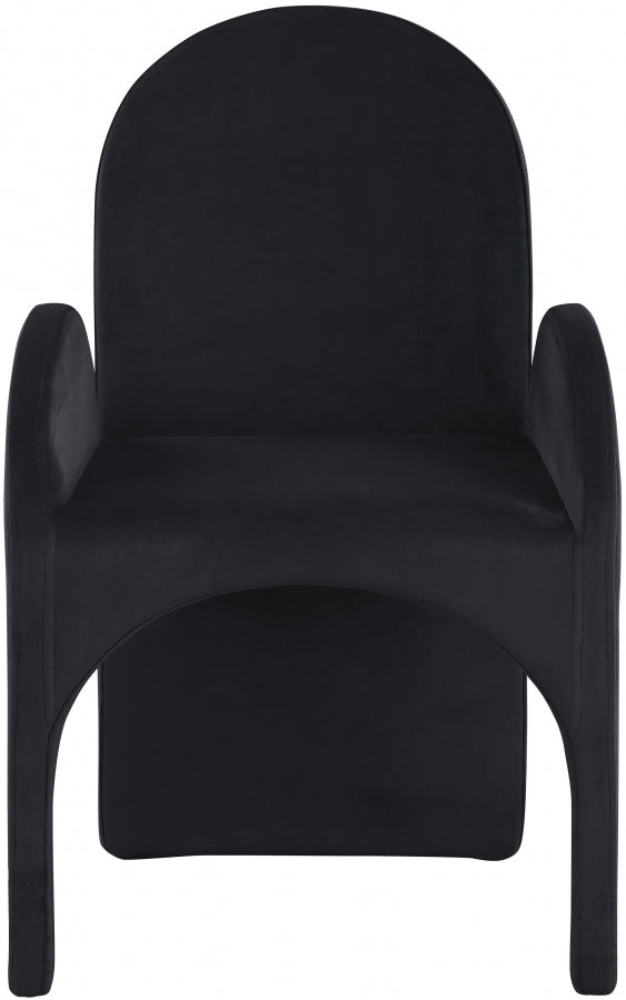 Summer Velvet Upholstered Dining Arm Chair