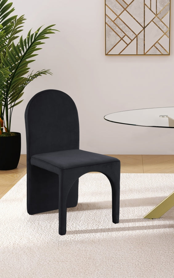 Summer Velvet Upholstered Dining Side Chair