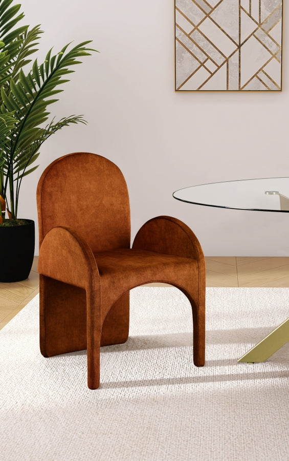 Summer Velvet Upholstered Dining Arm Chair