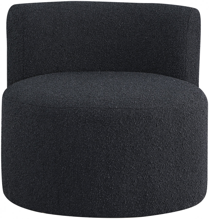 Como Boucle Fabric Upholstered Accent Chair
