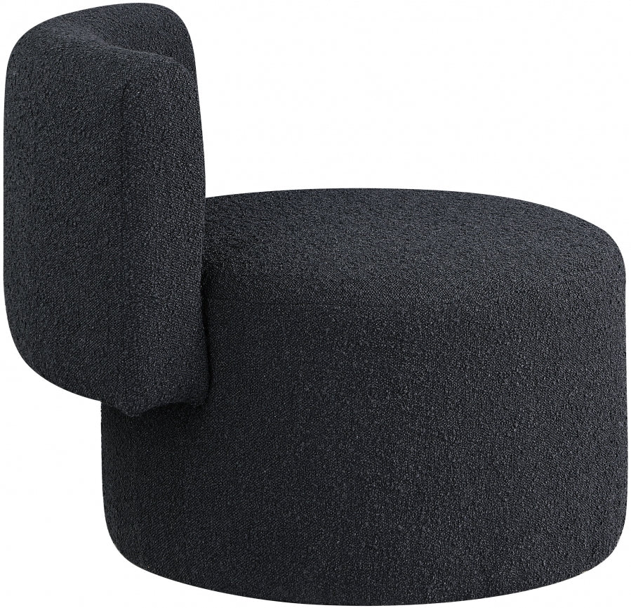 Como Boucle Fabric Upholstered Accent Chair
