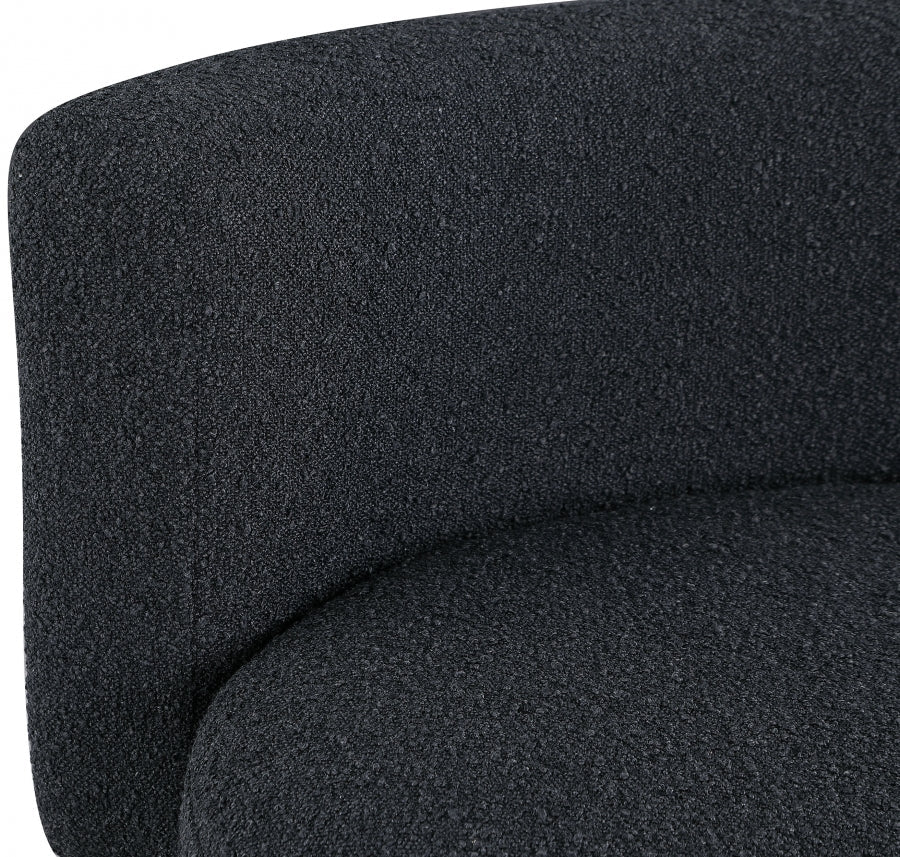 Como Boucle Fabric Upholstered Accent Chair