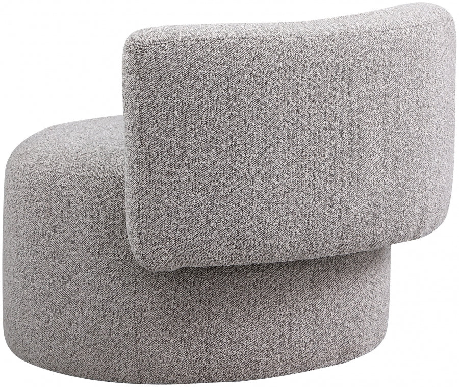 Como Boucle Fabric Upholstered Accent Chair