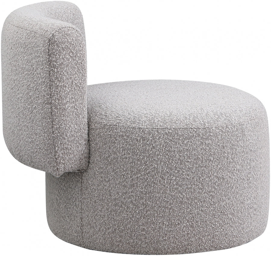 Como Boucle Fabric Upholstered Accent Chair