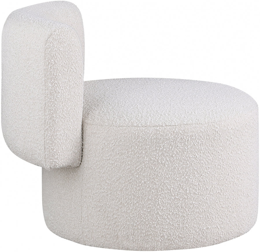 Como Boucle Fabric Upholstered Accent Chair