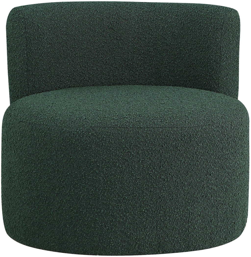 Como Boucle Fabric Upholstered Accent Chair