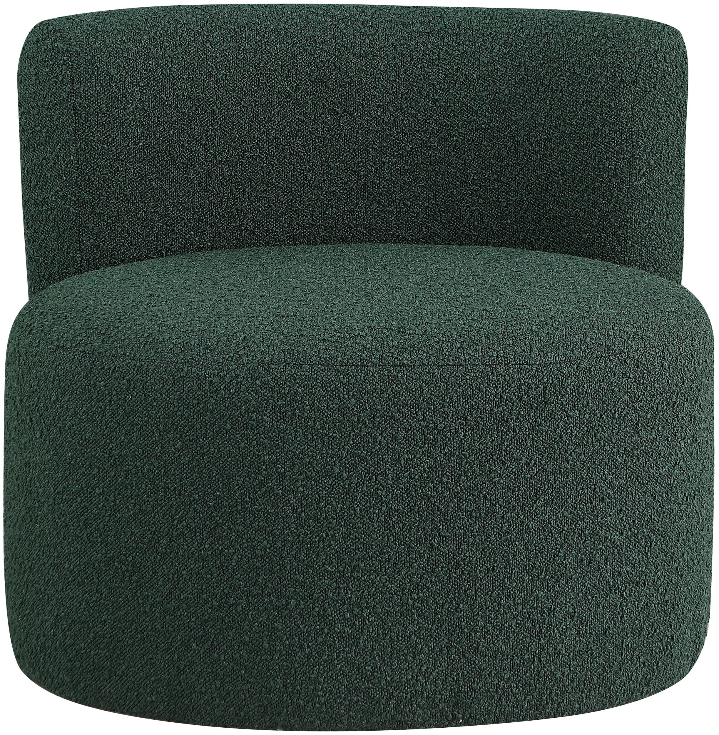 Como Boucle Fabric Upholstered Accent Chair