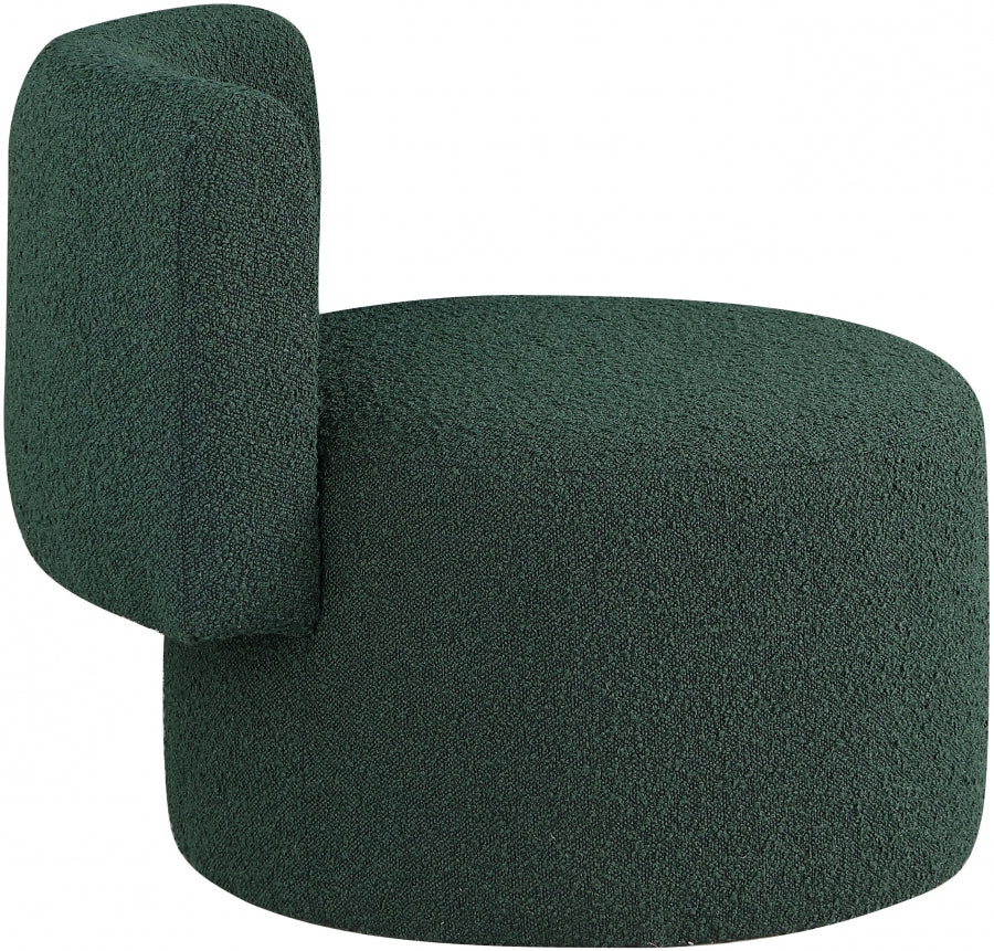 Como Boucle Fabric Upholstered Accent Chair