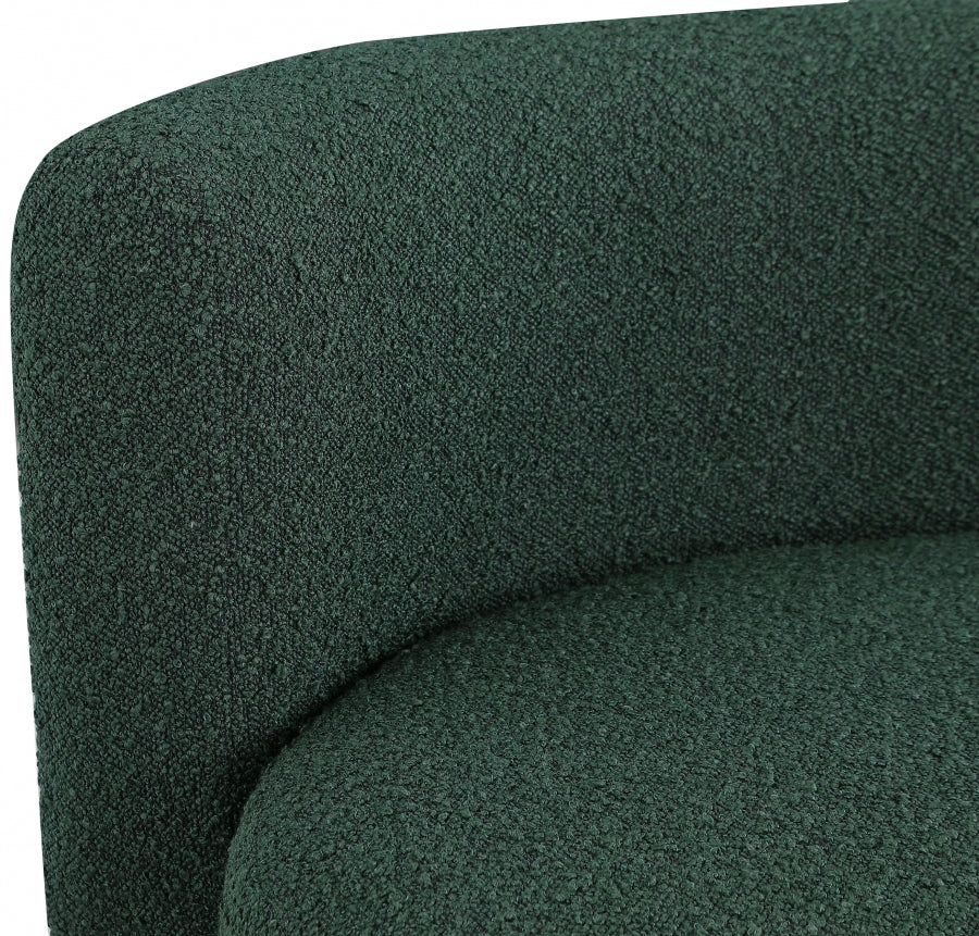 Como Boucle Fabric Upholstered Accent Chair