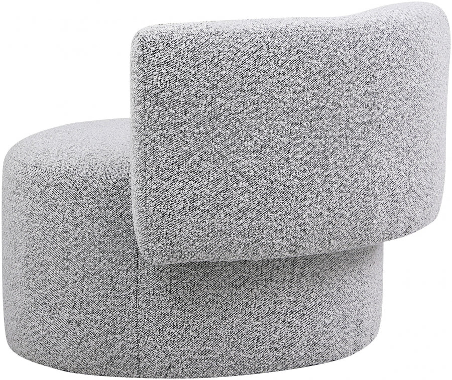 Como Boucle Fabric Upholstered Accent Chair