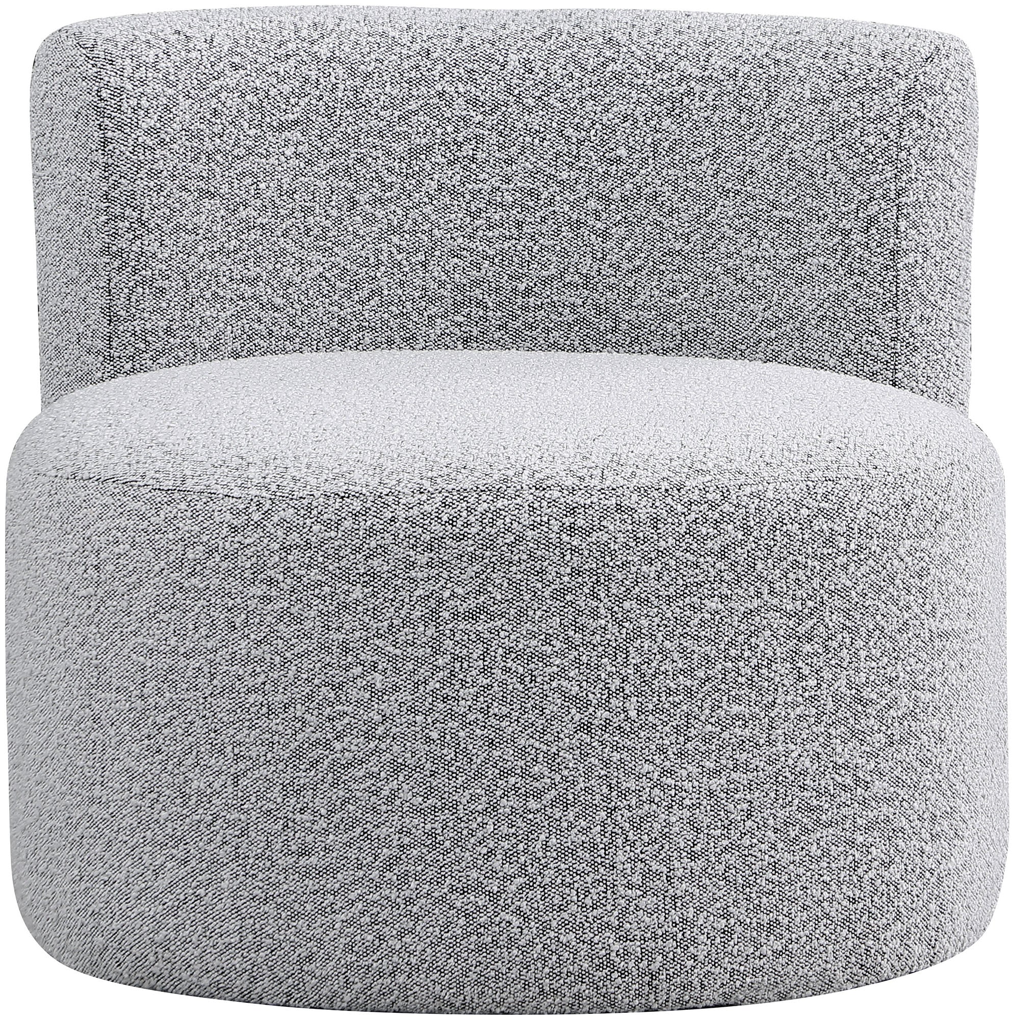 Como Boucle Fabric Upholstered Accent Chair