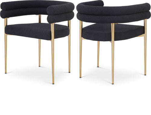 Brielle Boucle Fabric Upholstered Dining Chair