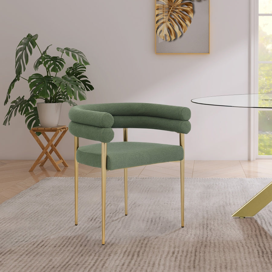 Brielle Boucle Fabric Upholstered Dining Chair