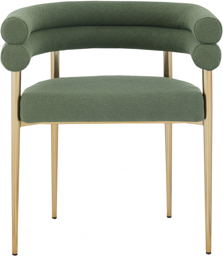 Brielle Boucle Fabric Upholstered Dining Chair
