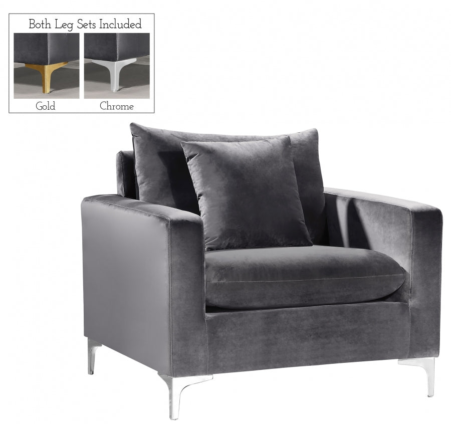 Naomi Velvet Upholstered Chair