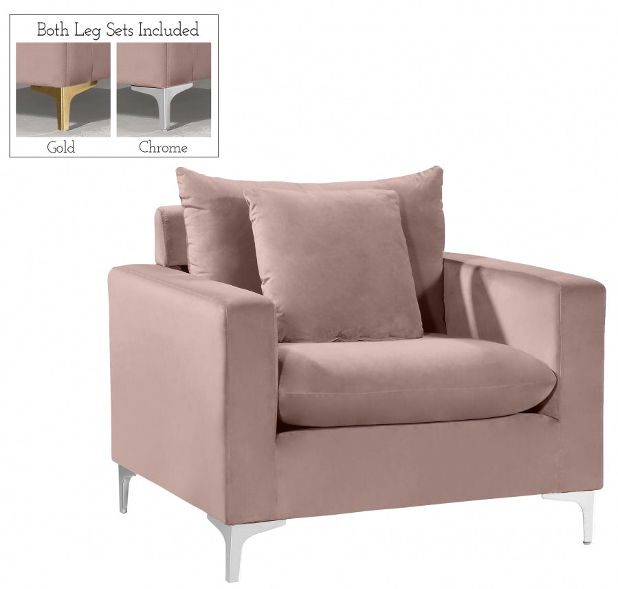 Naomi Velvet Upholstered Chair