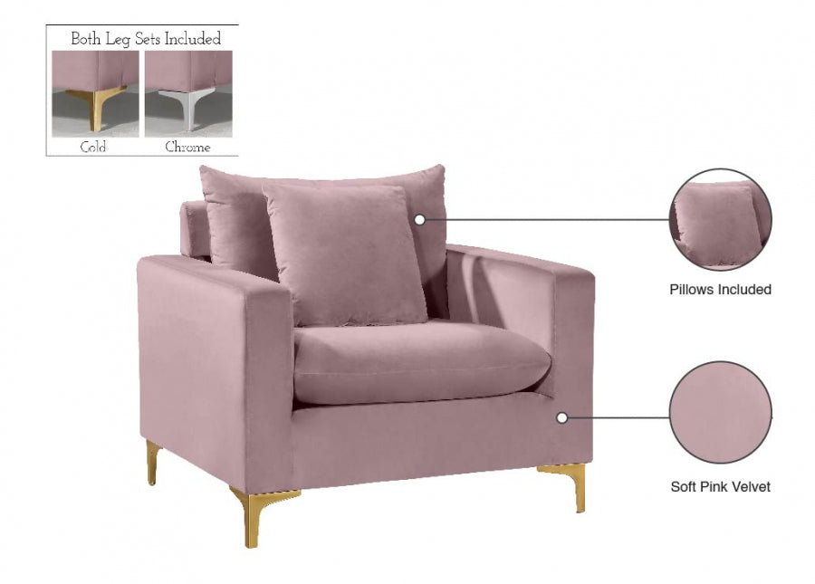 Naomi Velvet Upholstered Chair