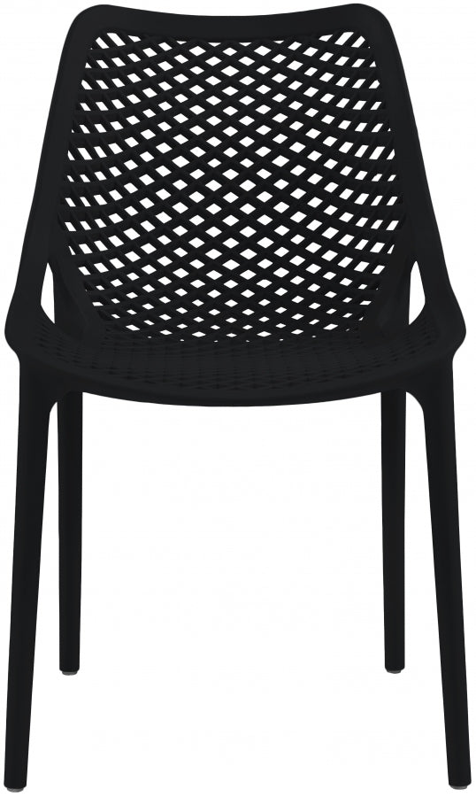 Mykonos Plastic Outdoor Patio Dining Chair - Set of 4