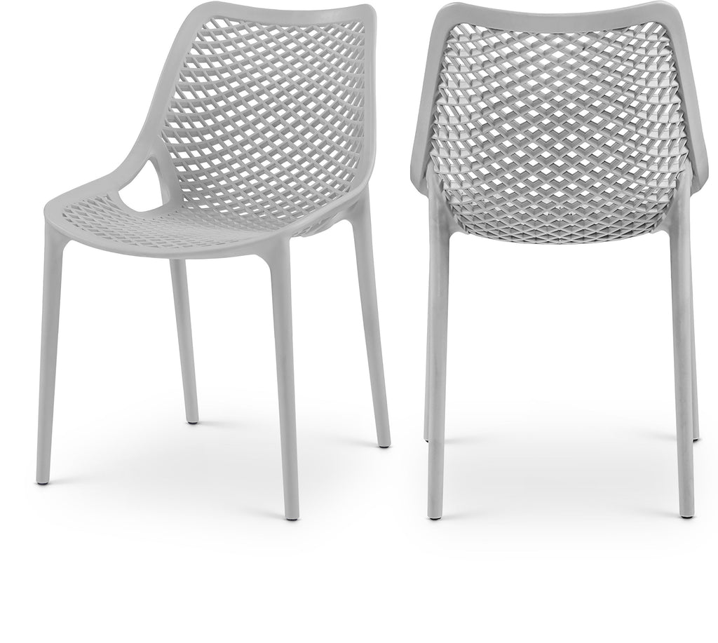Mykonos Plastic Outdoor Patio Dining Chair - Set of 4