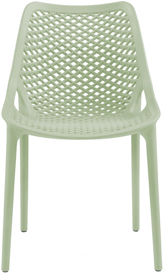 Mykonos Plastic Outdoor Patio Dining Chair - Set of 4