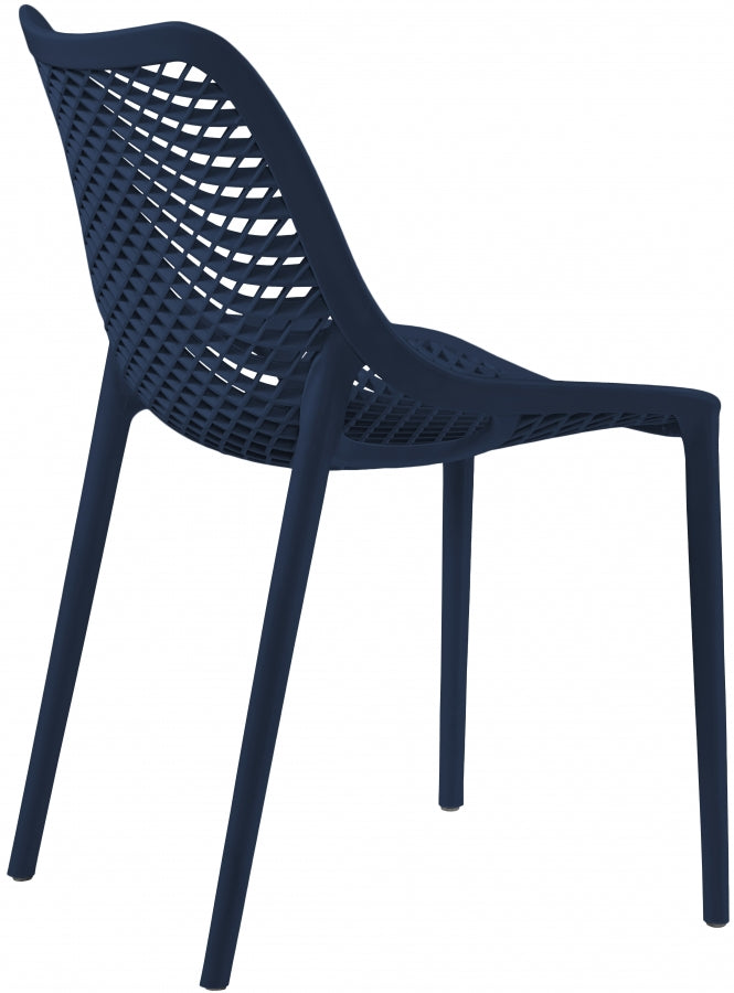 Mykonos Plastic Outdoor Patio Dining Chair - Set of 4