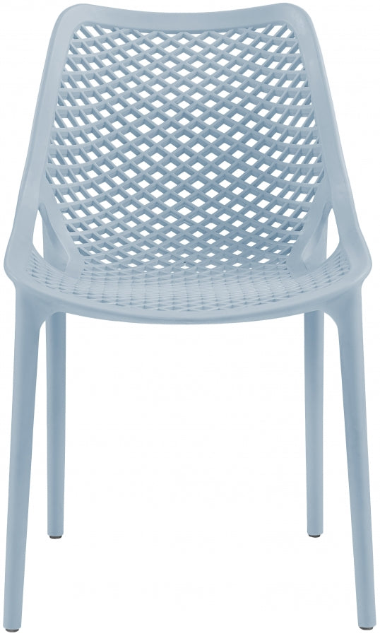 Mykonos Plastic Outdoor Patio Dining Chair - Set of 4