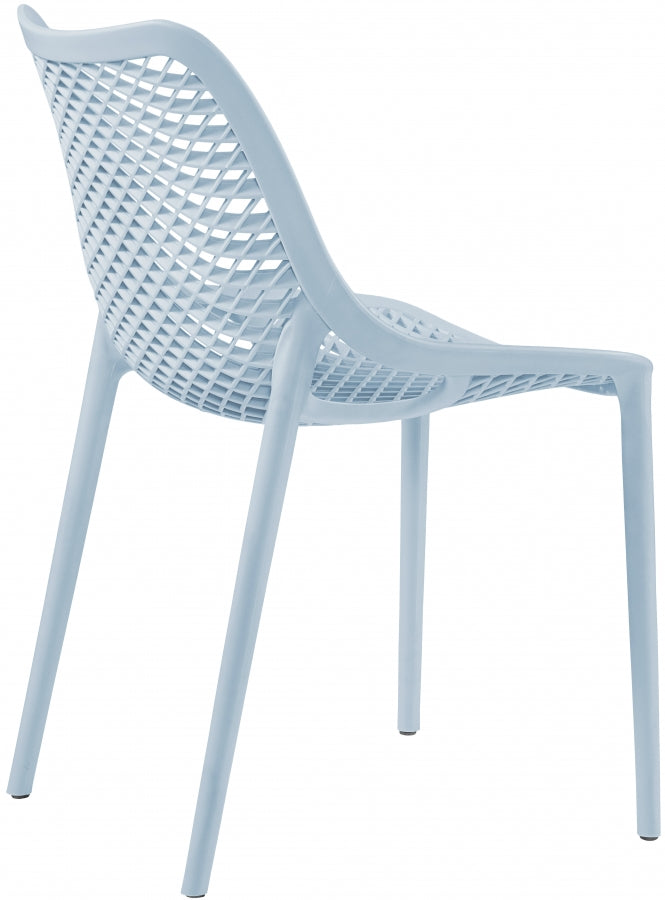 Mykonos Plastic Outdoor Patio Dining Chair - Set of 4