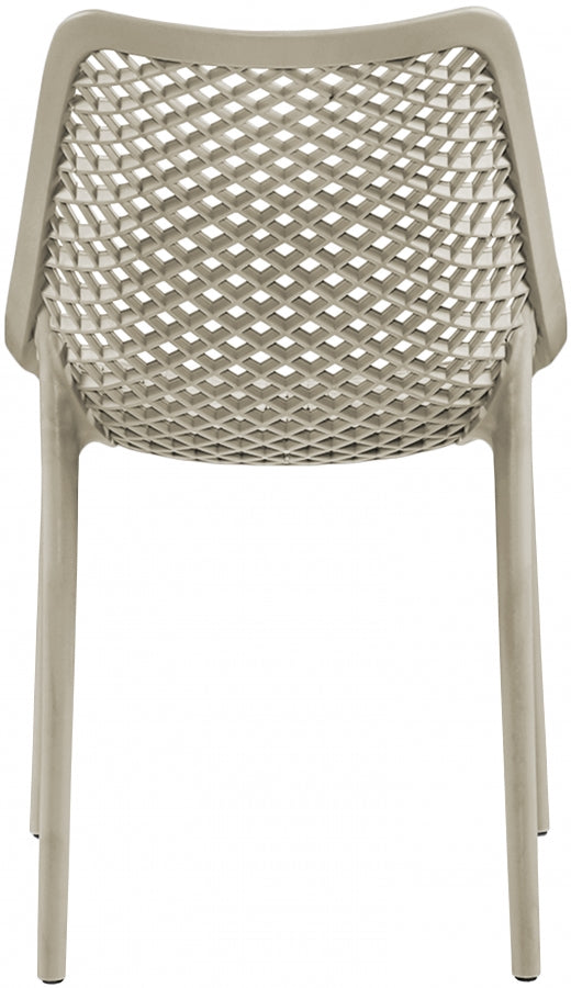Mykonos Plastic Outdoor Patio Dining Chair - Set of 4