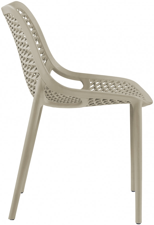 Mykonos Plastic Outdoor Patio Dining Chair - Set of 4