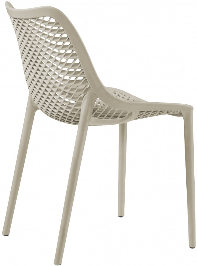 Mykonos Plastic Outdoor Patio Dining Chair - Set of 4