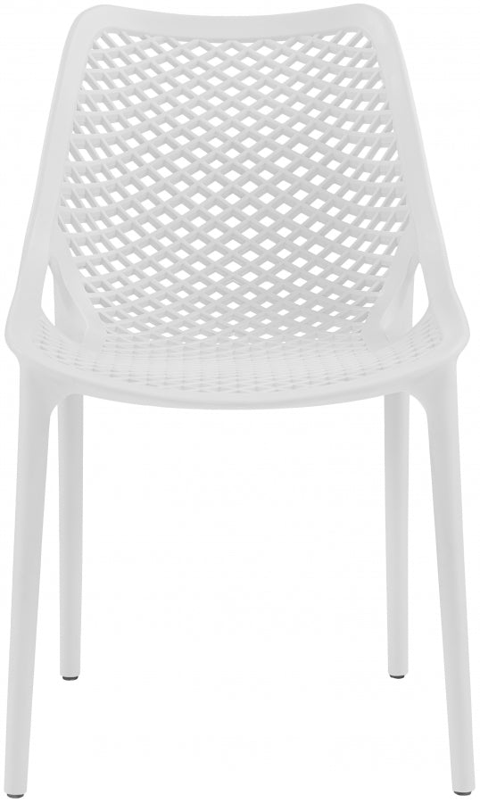 Mykonos Plastic Outdoor Patio Dining Chair - Set of 4