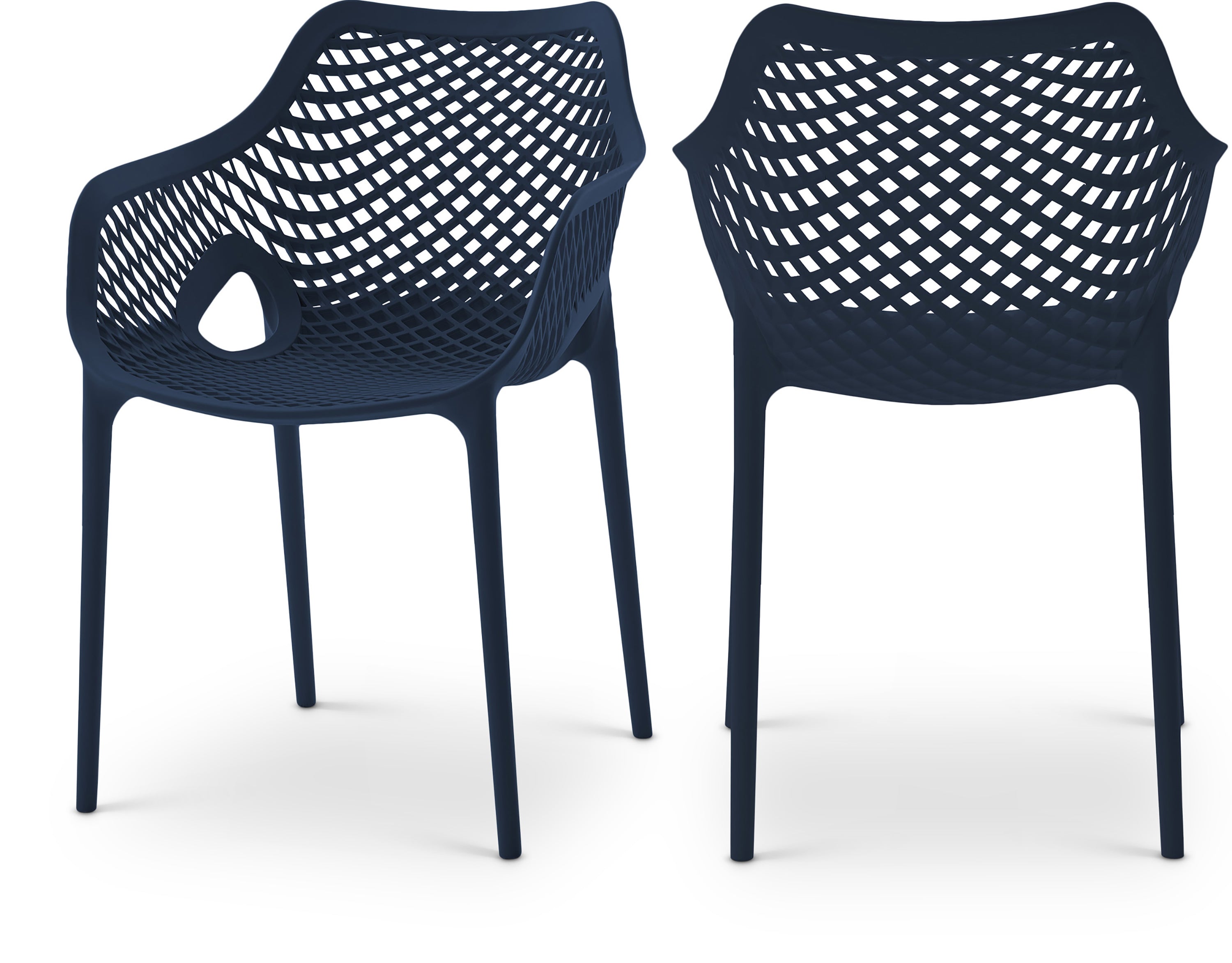 Mykonos Plastic Outdoor Patio Dining Chair