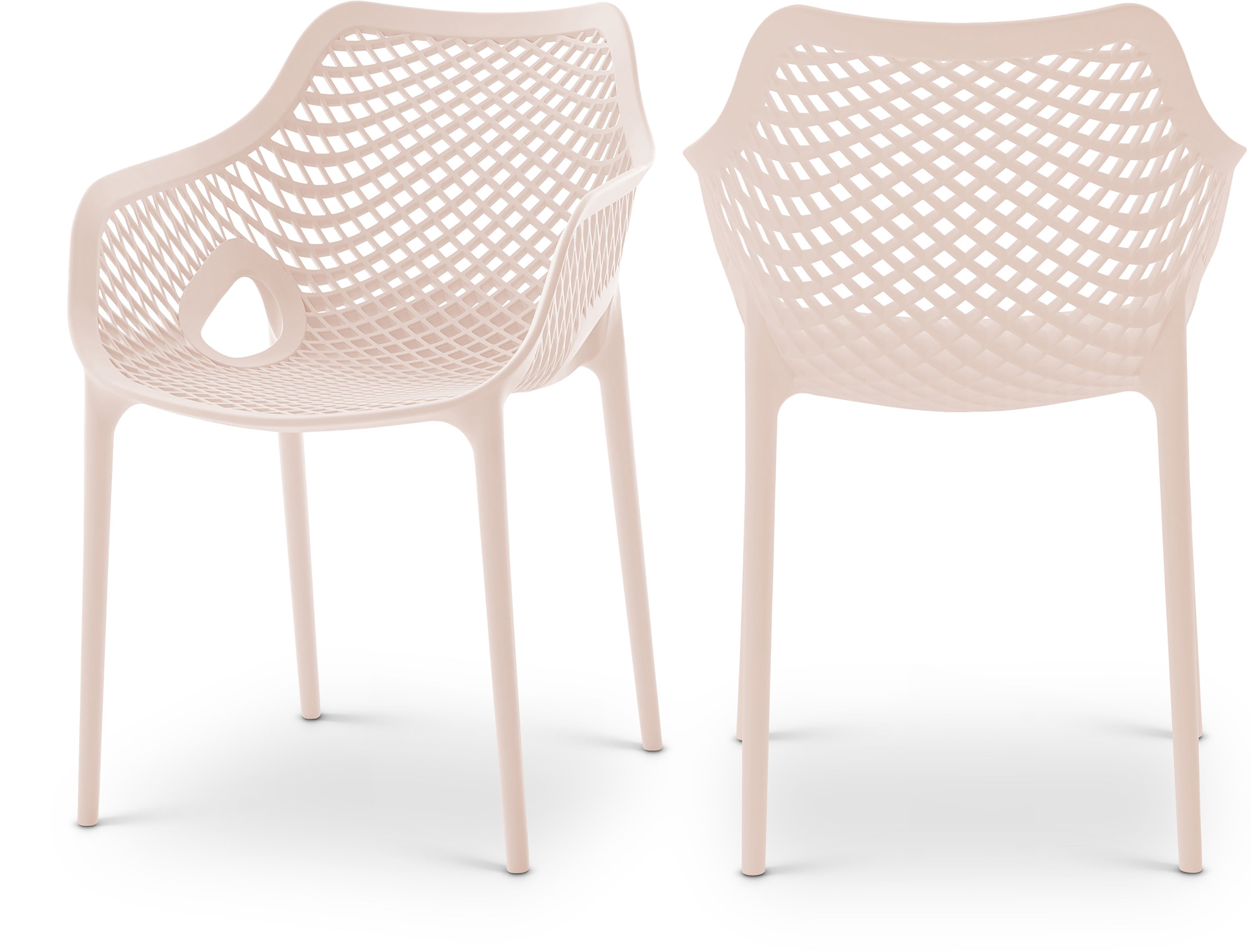 Mykonos Plastic Outdoor Patio Dining Chair