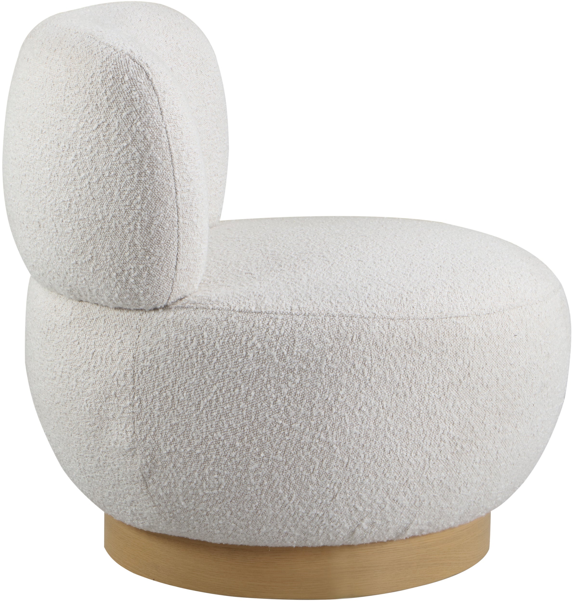 Calais Boucle Fabric Upholstered Accent Chair