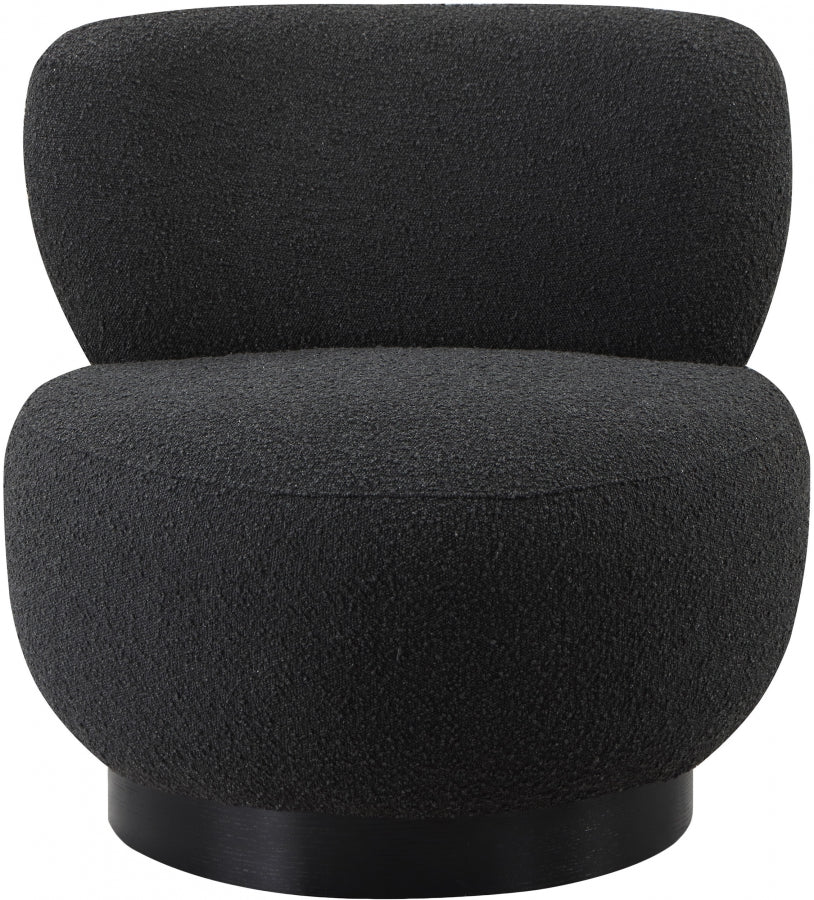 Calais Boucle Fabric Upholstered Accent Chair