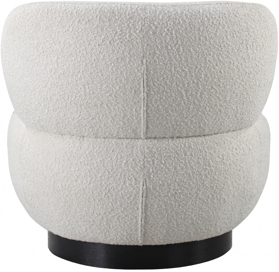 Calais Boucle Fabric Upholstered Accent Chair