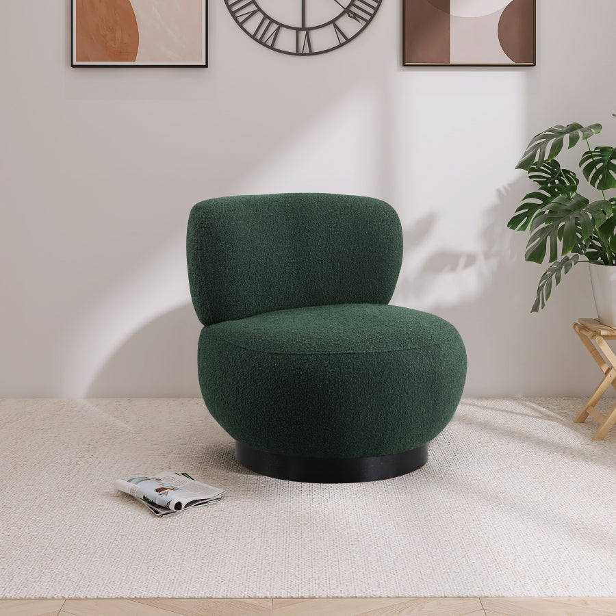 Calais Boucle Fabric Upholstered Accent Chair