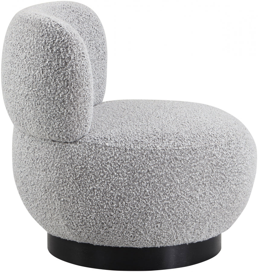 Calais Boucle Fabric Upholstered Accent Chair