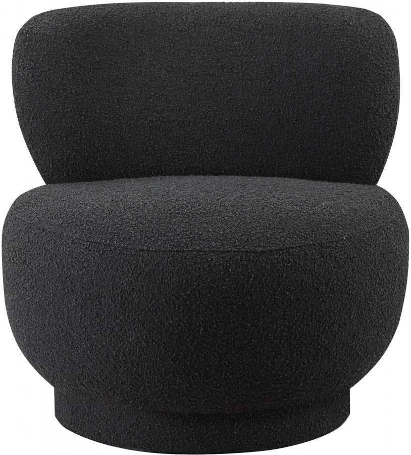 Calais Boucle Fabric Upholstered Accent Chair