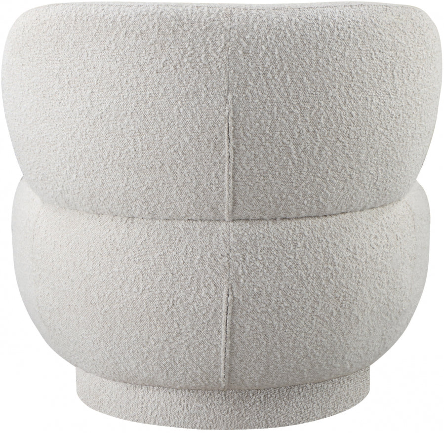 Calais Boucle Fabric Upholstered Accent Chair